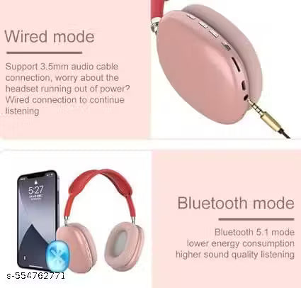 P9 Wireless Over Ear-blutooth Headset: Elevate Your Audio Experience Blutooth Headset