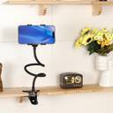 HOJI Mobile Stand Holder Metal Built - Cell Phone Stand Perfect for Video Table Online Class Home Bed Flexible Charging Hand Bike Movie Office Gift Desktop Heavy Duty Foldable Lazy Bracket Clip Mount Multi Angle Clamp For All Smartphones Mobile Holder